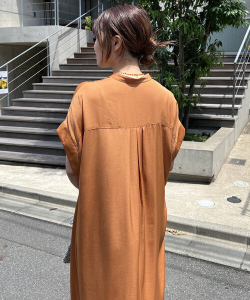 「un dix cors」 ノースリーブワンピース FREE カーキ レディース_画像4