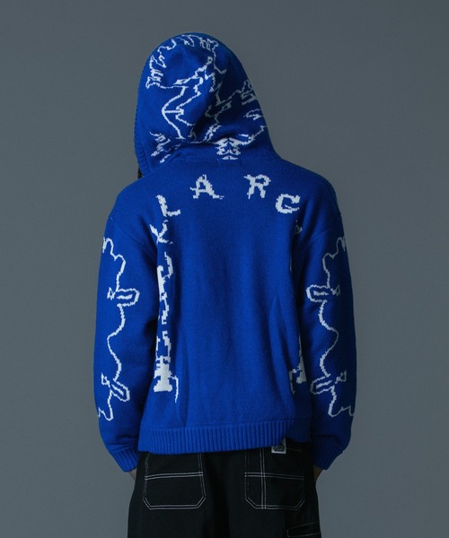 XLARGE（エクストラ ラージ） セーター ニット JACQUARD FUZZY ZIP UP