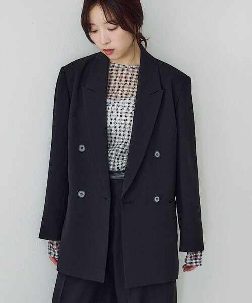 SHENERY 黒 テーラードジャケット 38 新品 SHENERY 黒 テーラードジャケット 38 新品 SHENERY 黒 テーラード