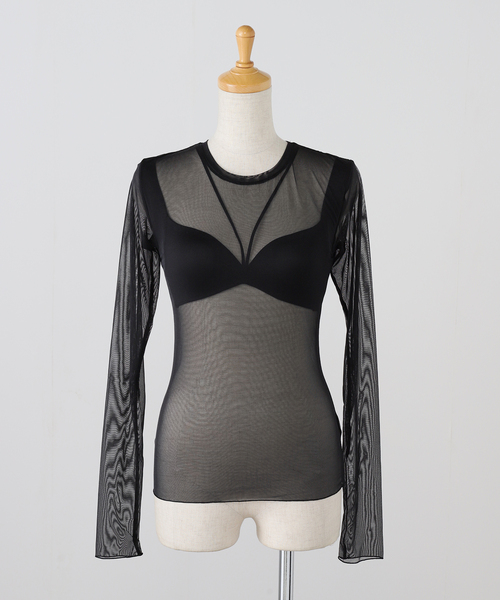 NICENICE MOMENT（ナイスナイスモーメント） MESH LS SHELL : ZOZOTOWN