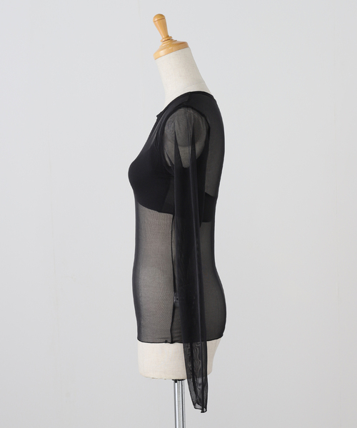NICENICE MOMENT（ナイスナイスモーメント） MESH LS SHELL : ZOZOTOWN