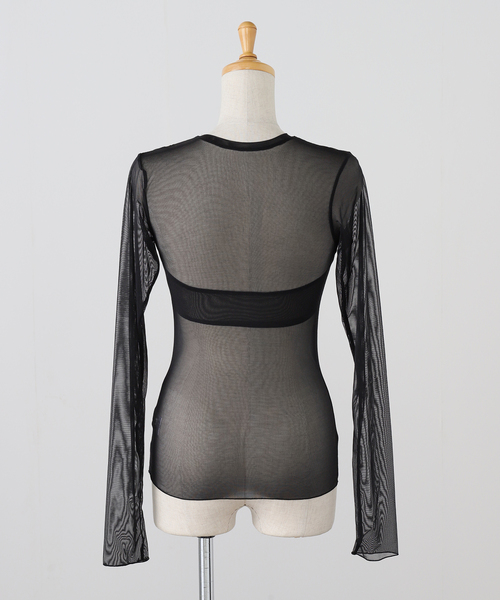 NICENICE MOMENT（ナイスナイスモーメント） MESH LS SHELL : ZOZOTOWN
