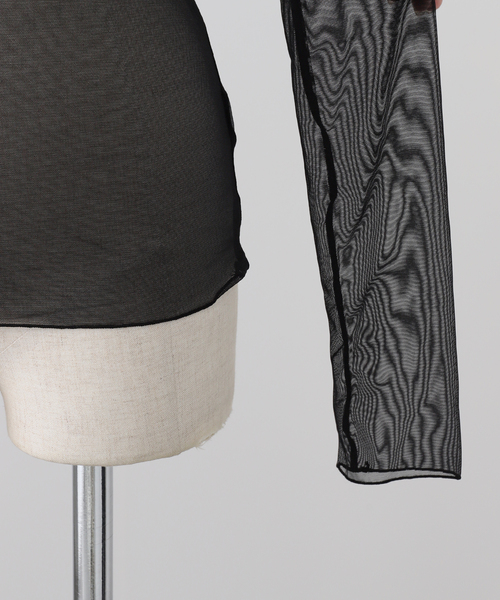 NICENICE MOMENT（ナイスナイスモーメント） MESH LS SHELL : ZOZOTOWN