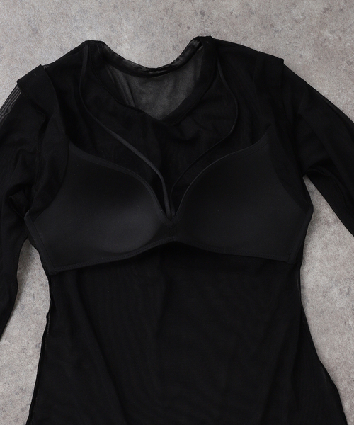 NICENICE MOMENT（ナイスナイスモーメント） MESH LS SHELL : ZOZOTOWN