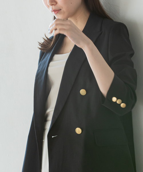 NOBLE（ノーブル） テーラードジャケット 36 ベージュ レディース