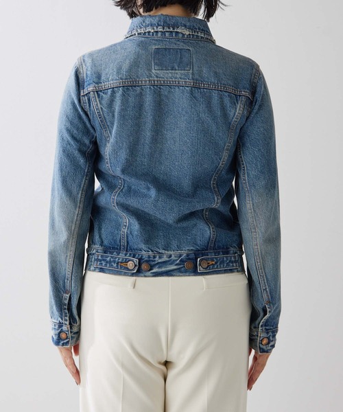 Whim Gazette DENIMショートジャケット F インディゴブルー Whim Gazette DENIMショートジャケット F インディゴブルー Whim