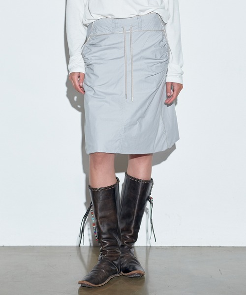 「SCULPTOR」 スカート MEDIUM グレー レディース_画像6