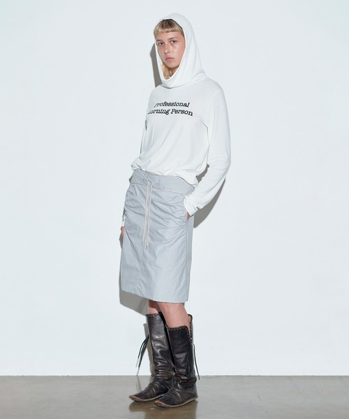 「SCULPTOR」 スカート MEDIUM グレー レディース_画像9