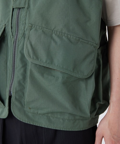 ベスト ジレ Snow Peak / TAKIBI Ripstop Vest リップストップベスト 難燃 メンズ レディースの画像