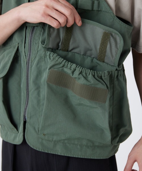 ベスト ジレ Snow Peak / TAKIBI Ripstop Vest リップストップベスト 難燃 メンズ レディースの画像