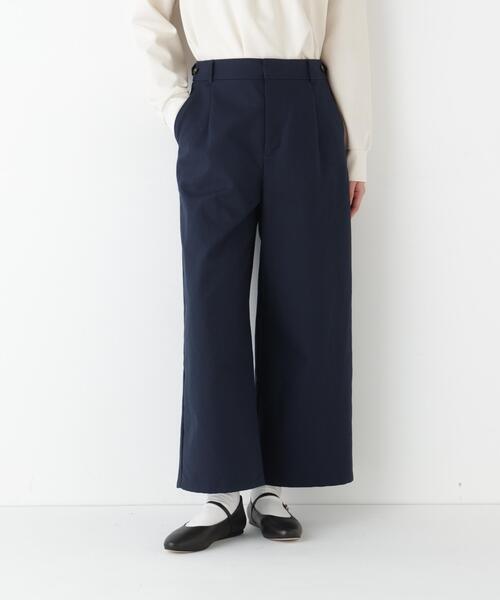 パンツ 「ウォッシャブル」チノガウチョ レディース_2