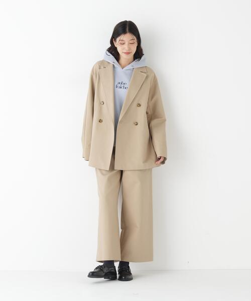 パンツ 「ウォッシャブル」チノガウチョ レディース_10