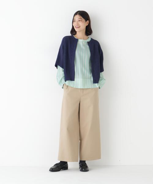 パンツ 「ウォッシャブル」チノガウチョ レディース_11
