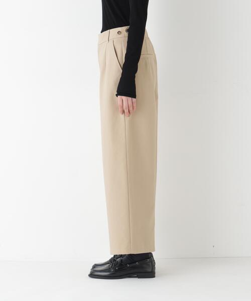 パンツ 「ウォッシャブル」チノガウチョ レディース_12