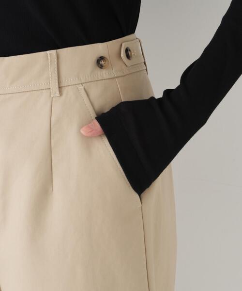 パンツ 「ウォッシャブル」チノガウチョ レディース_15