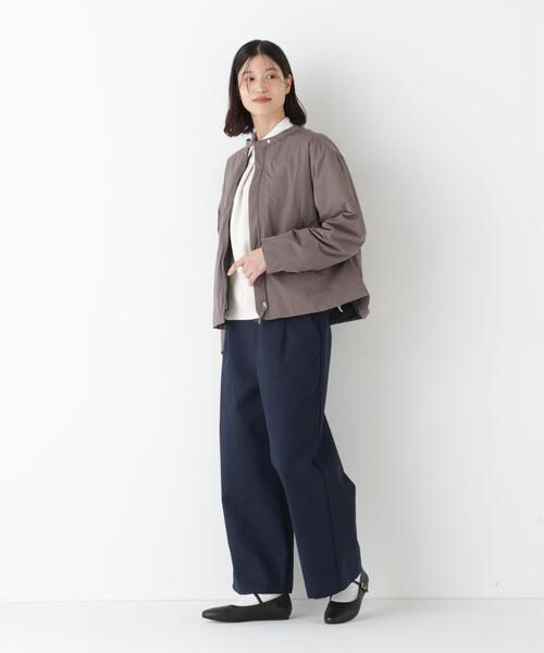パンツ 「ウォッシャブル」チノガウチョ レディース_21