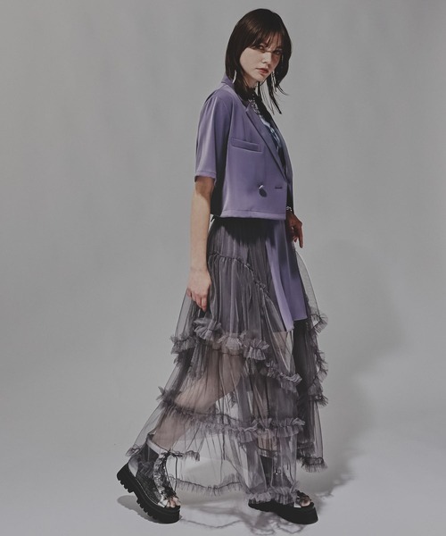 ハレ　HARE レディース　スカート HARE（ハレ） スカート KASANEデザインスカート(HARE) : ZOZOTOWN