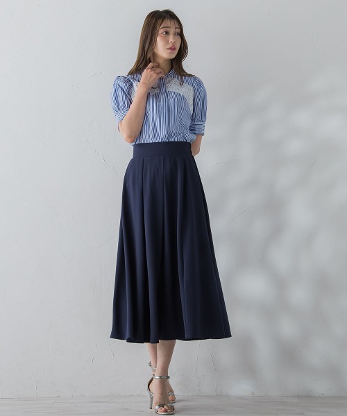 「QUEENS COURT」 フレアスカート S ブラック レディース_画像9