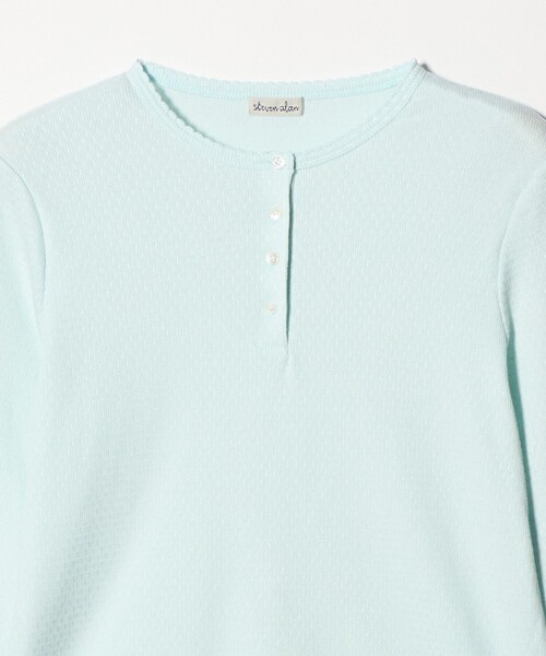 StevenAlan◾︎コットンリブニット カットソー STEVEN ALAN（スティーブンアラン） tシャツ 「Steven Alan」コットン