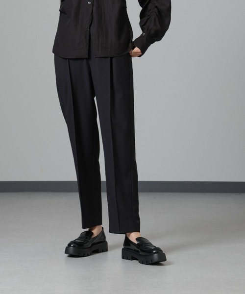 「NANO universe」 イージーパンツ X-SMALL ベージュ レディース_画像3