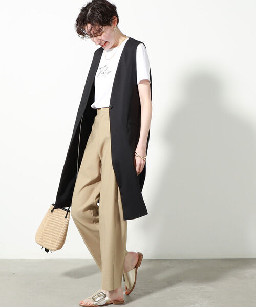 「NOLLEY'S」 ベスト 38 ネイビー レディース_画像2