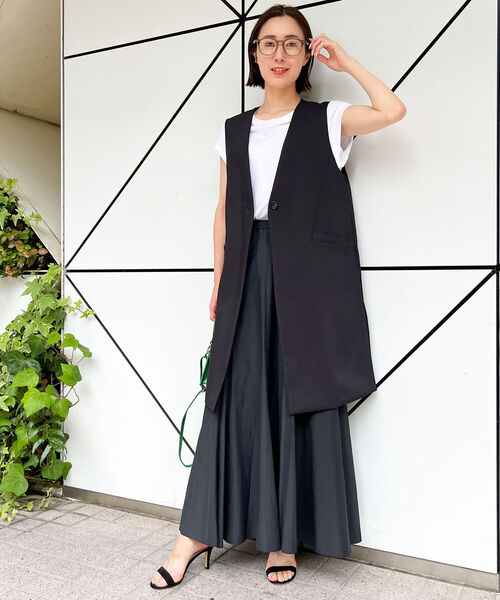 「NOLLEY'S」 ベスト 38 ネイビー レディース_画像6