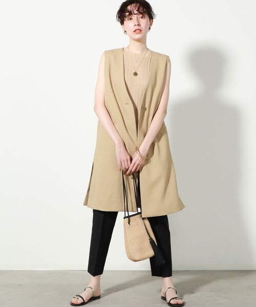 「NOLLEY'S」 ベスト 38 ネイビー レディース_画像7