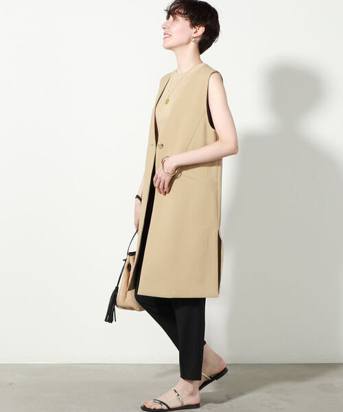 「NOLLEY'S」 ベスト 38 ネイビー レディース_画像8