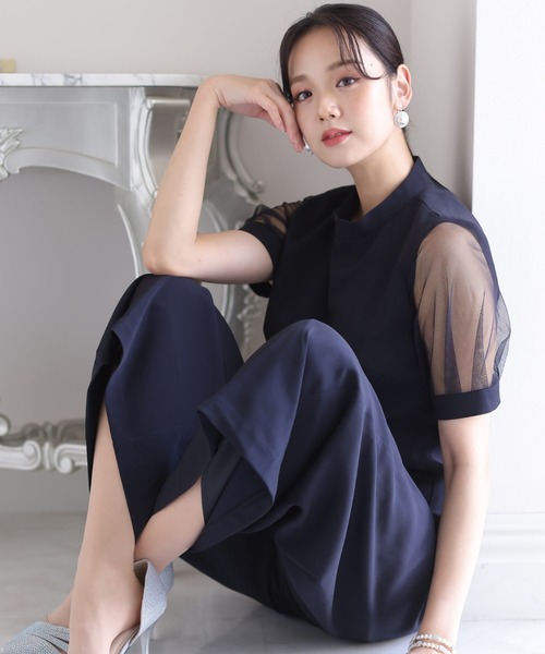 「PourVous」 セットアップ L ベージュ レディース_画像5