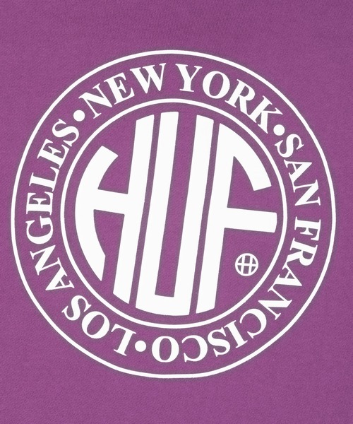 「HUF」 スウェットカットソー X-LARGE パープル系その他 メンズ_画像3