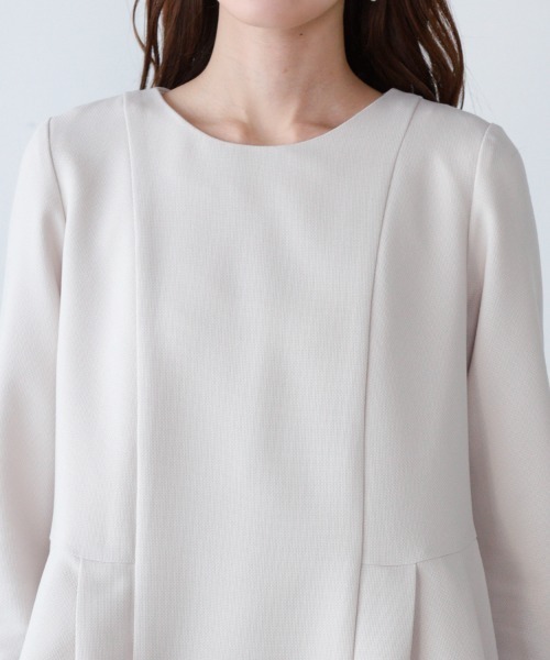 「M.deux」 7分袖ブラウス MEDIUM ネイビー レディース_画像8
