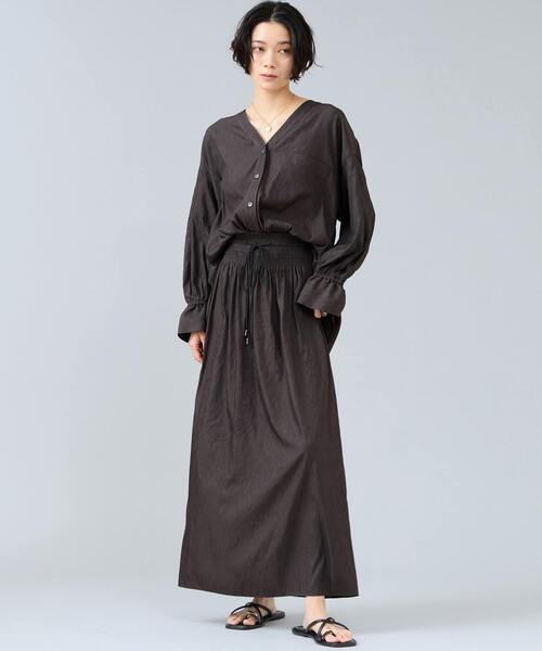 Liesse ブラウス Liesse（リエス） ブラウス シャツ Vカラーブラウス レディース