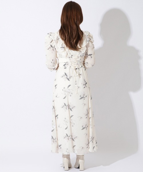 「WILLSELECTION」 7分袖ワンピース MEDIUM ベージュ レディースの画像