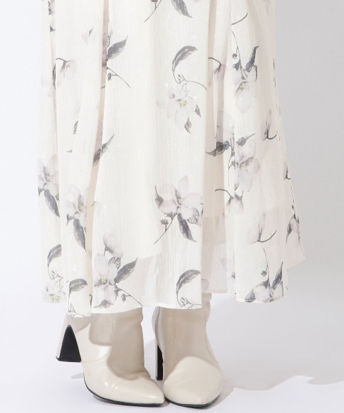 「WILLSELECTION」 7分袖ワンピース MEDIUM ベージュ レディースの画像