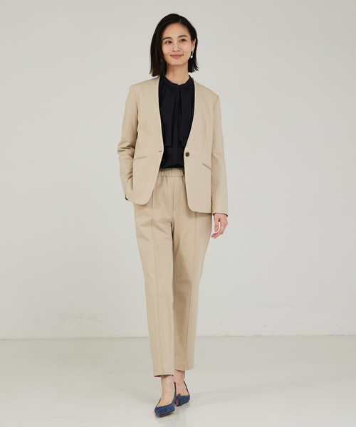 「qualite」 スラックス 36 ベージュ レディース_画像5