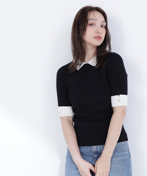夏ニット新品ナチュラルビューティベーシック ちょうど、いい服】しれっと、できすぎニット | NATURAL BEAUTY BASIC