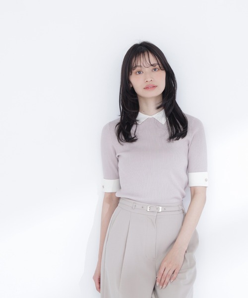 夏ニット新品ナチュラルビューティベーシック ちょうど、いい服】しれっと、できすぎニット | NATURAL BEAUTY BASIC