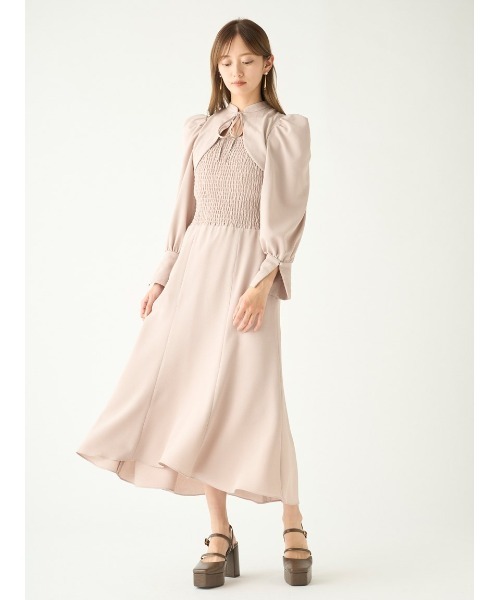 「SNIDEL」 長袖ワンピース 1 ホワイト レディースの画像