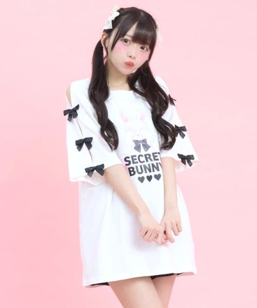 Secret Honey（シークレットハニー） tシャツ 半袖 袖スリットバニー