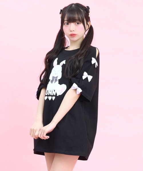 Secret Honey（シークレットハニー） tシャツ 半袖 袖スリットバニー