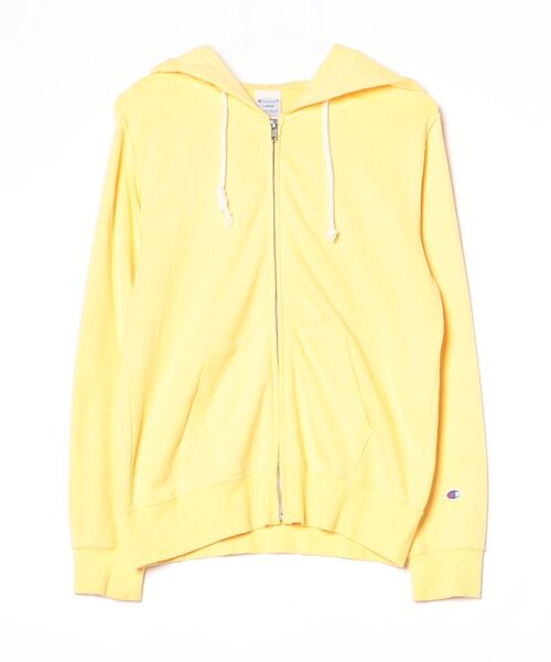 Champion（チャンピオン） ジップアップパーカー L イエロー