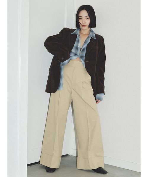 MIESROHE（ミースロエ） 長袖シャツ F ホワイト レディース : ZOZOTOWN