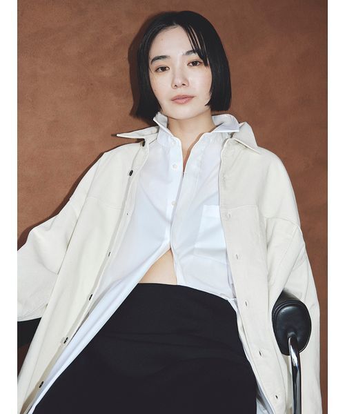 【新品未使用】MIESROHE ホワイト 長袖 トップス S MIESROHE（ミースロエ） 長袖シャツ F ホワイト レディース : ZOZOTOWN