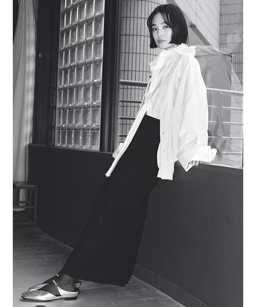 MIESROHE（ミースロエ） 長袖シャツ F ホワイト レディース : ZOZOTOWN