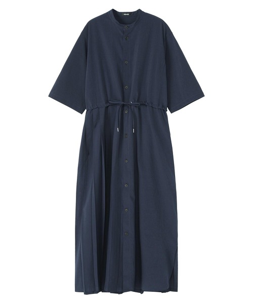 【新品・タグ付き 75%Off】ZUCCA ワンピース ドット柄 ネイビー ZUCCa（ズッカ） ワンピース 半袖 DOT AIR / ワンピース : ZOZOTOWN
