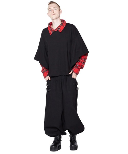 「ankoROCK」 長袖Tシャツ ONE SIZE レッド メンズ_画像5