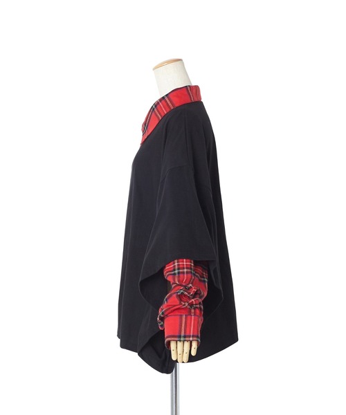「ankoROCK」 長袖Tシャツ ONE SIZE レッド メンズ_画像7