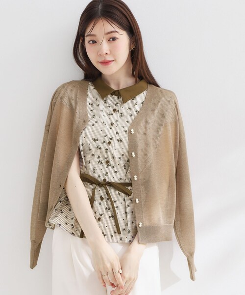 Couture Brooch（クチュール ブローチ） カーディガン 「洗える