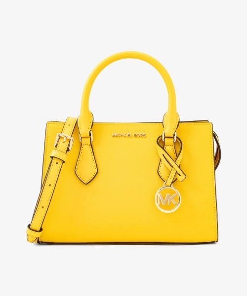 マイケルコース レザー 2way トートバッグ イエロー 黄 肩掛け 斜め掛け MICHAEL KORS（マイケルコース） 2WAYバッグ FREE イエロー レディース