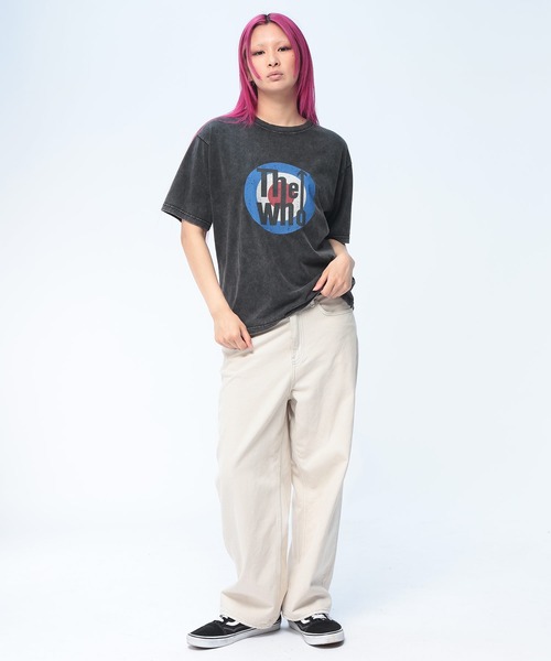 ★美品 The who ザ・フー グレー 半袖 Tシャツ・カットソー S tシャツ The Who (ザ・フー) アーティスト Tシャツ 半袖 ザ・フー ユニ